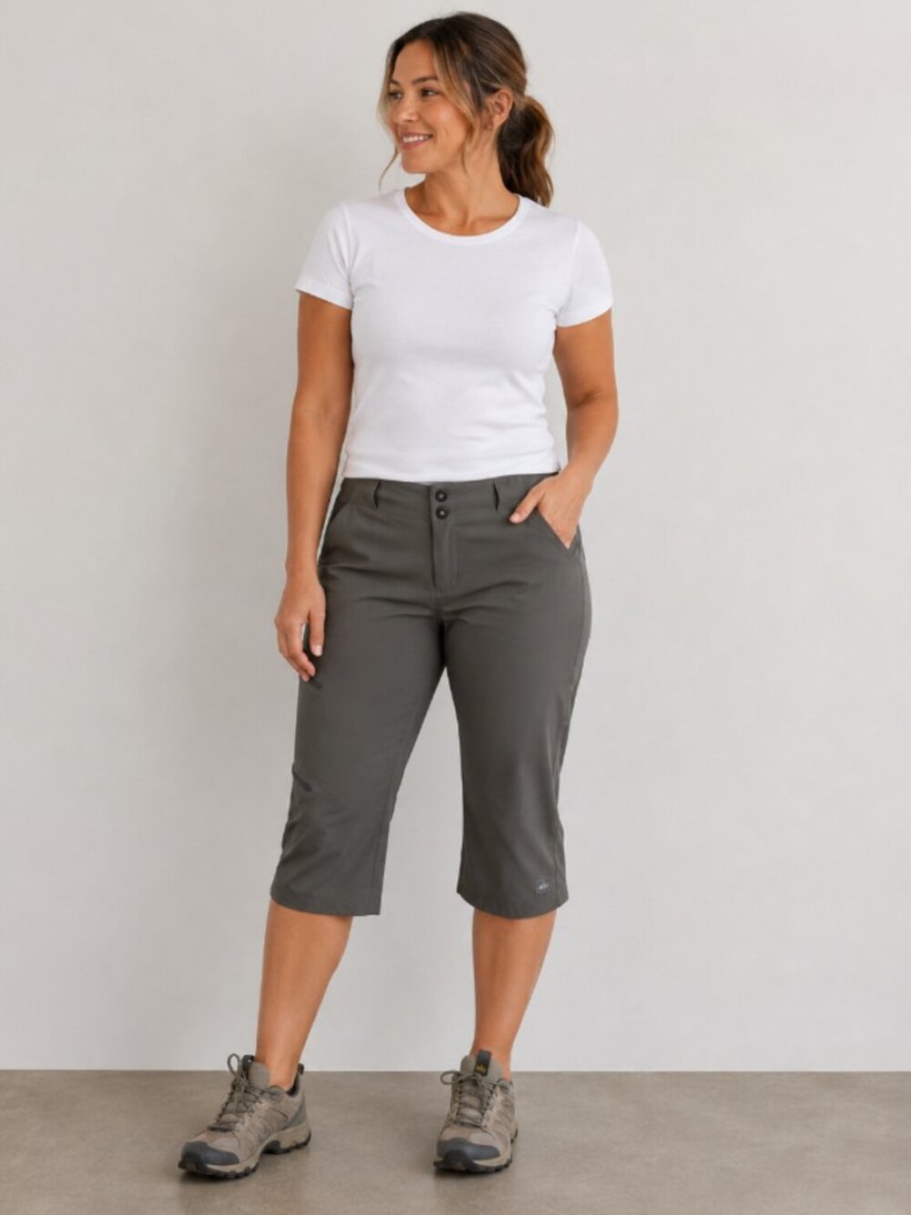 REI Endeavor Hiking Capri Womens 10 Utility Outdoor Lightweight Camping Gorpcore